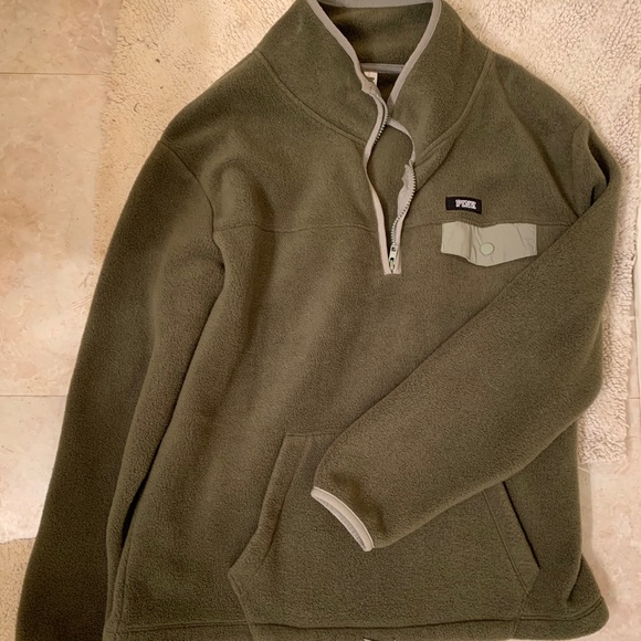 PINK Victoria's Secret Jackets & Blazers - Victoria’s Secret PINK half zip pullover